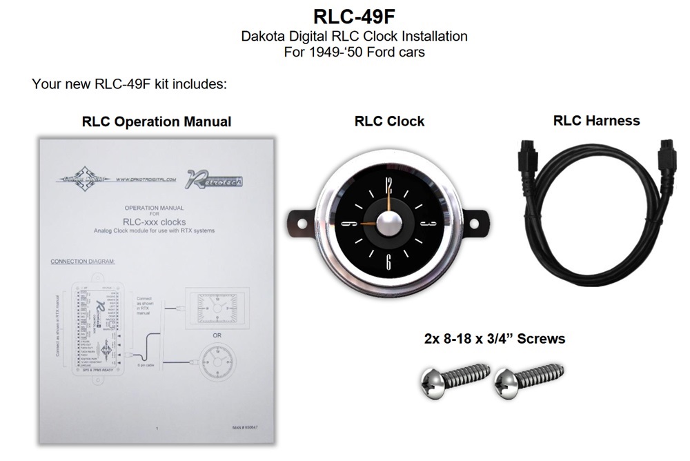 RLC-49F Included Items