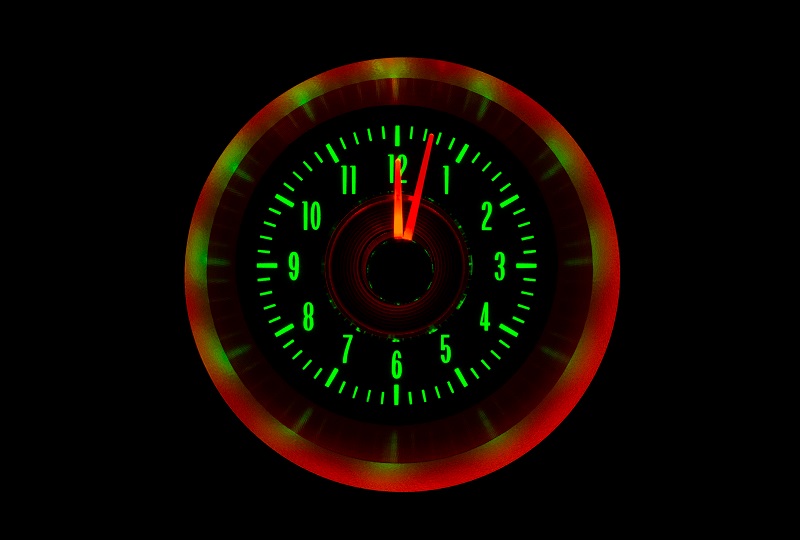 RLC-64C-VET Clock Gauge Emerald Night View