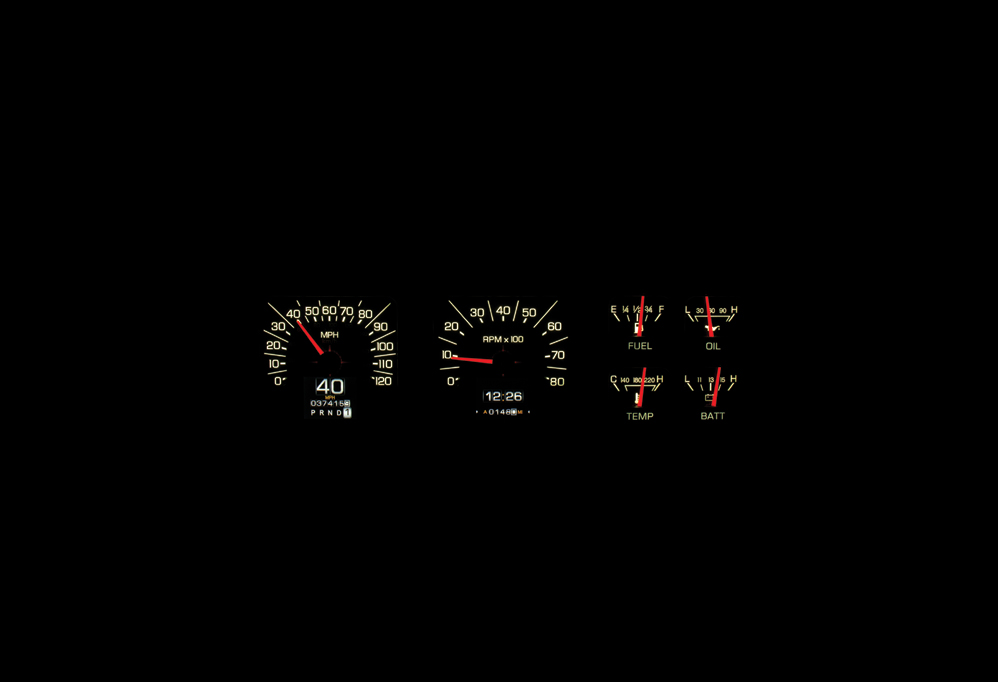 RTX-80F-PU-X Incandescent Night View